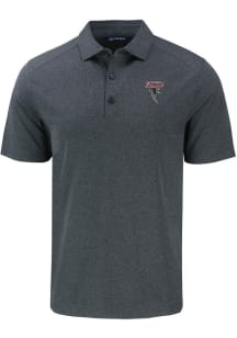 Cutter and Buck Atlanta Falcons Mens Black HISTORIC Forge Short Sleeve Polo