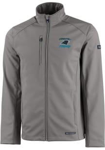 Cutter and Buck Carolina Panthers Mens Grey Historic Evoke Light Weight Jacket