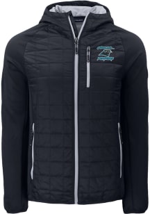 Cutter and Buck Carolina Panthers Mens Black HISTORIC Rainier PrimaLoft Hybrid Medium Weight Jacke..