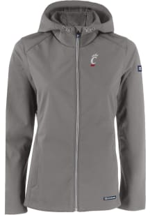 Cutter and Buck Cincinnati Bearcats Womens Grey Evoke Light Weight Jacket