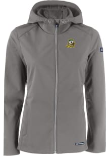 Cutter and Buck Oregon Ducks Womens Grey Evoke Light Weight Jacket