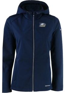 Cutter and Buck Georgia Southern Eagles Womens Navy Blue Evoke Light Weight Jacket