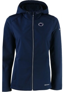 Cutter and Buck Penn State Nittany Lions Womens Navy Blue Evoke Light Weight Jacket