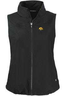 Cutter and Buck Iowa Hawkeyes Womens Black Charter Vest