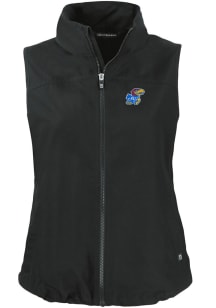 Cutter and Buck Kansas Jayhawks Womens Black Charter Vest