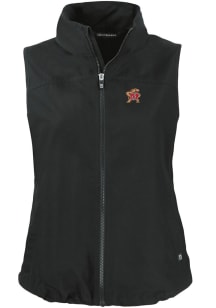 Cutter and Buck Maryland Terrapins Womens Black Charter Vest