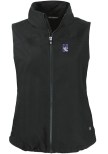 Cutter and Buck Northwestern Wildcats Womens Black Charter Vest