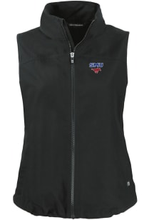 Cutter and Buck SMU Mustangs Womens Black Charter Vest