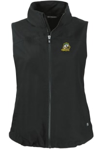 Cutter and Buck Oregon Ducks Womens Black Charter Vest