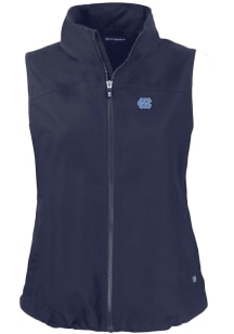 Cutter and Buck North Carolina Tar Heels Womens Navy Blue Charter Vest