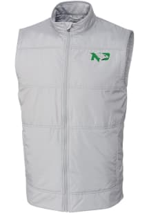 Cutter and Buck North Dakota Fighting Hawks Big and Tall Grey Stealth Mens Vest