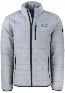 Cutter and Buck North Dakota Fighting Hawks Mens Grey Rainier PrimaLoft Big and Tall Lined Jacket