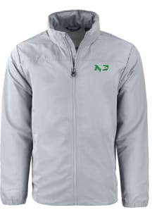 Cutter and Buck North Dakota Fighting Hawks Mens Grey Charter Eco Big and Tall Light Weight Jacket