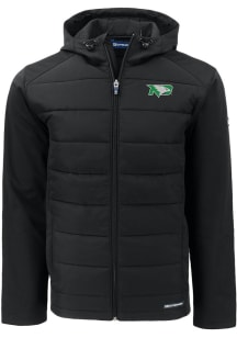 Cutter and Buck North Dakota Fighting Hawks Mens Black Evoke Hood Big and Tall Lined Jacket