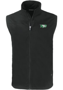 Cutter and Buck North Dakota Fighting Hawks Big and Tall Black Charter Mens Vest