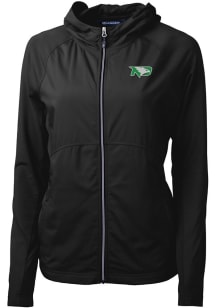 Cutter and Buck North Dakota Fighting Hawks Womens Black Adapt Eco Light Weight Jacket