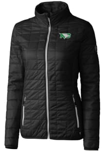 Cutter and Buck North Dakota Fighting Hawks Womens Black Rainier PrimaLoft Filled Jacket
