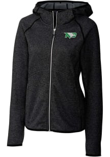 Cutter and Buck North Dakota Fighting Hawks Womens Charcoal Mainsail Medium Weight Jacket