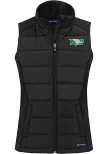 Cutter and Buck North Dakota Fighting Hawks Womens Black Evoke Vest