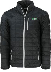 Cutter and Buck North Dakota Fighting Hawks Mens Black Rainier PrimaLoft Filled Jacket