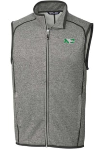 Cutter and Buck North Dakota Fighting Hawks Mens Grey Mainsail Sleeveless Jacket