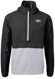Cutter and Buck North Dakota Fighting Hawks Mens Black Charter Eco Pullover Jackets