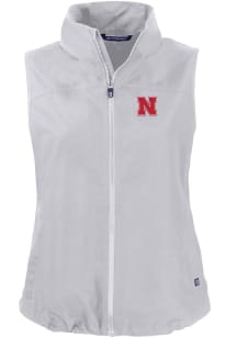 Cutter and Buck Nebraska Cornhuskers Womens Grey Charter Vest