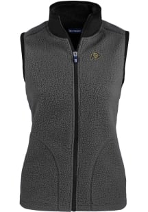 Cutter and Buck Colorado Buffaloes Womens Grey Cascade Sherpa Vest