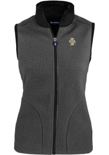 Cutter and Buck Idaho Vandals Womens Grey Cascade Sherpa Vest