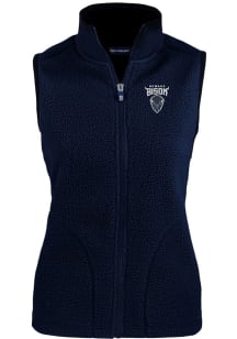 Cutter and Buck Howard Bison Womens Navy Blue Cascade Sherpa Vest