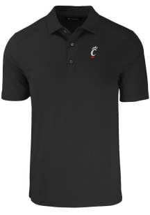 Cutter and Buck Cincinnati Bearcats Black Forge Eco Stretch Big and Tall Polo