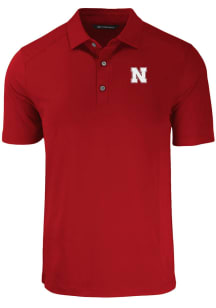 Cutter and Buck Nebraska Cornhuskers Red Forge Big and Tall Polo