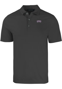 Cutter and Buck TCU Horned Frogs Black Forge Big and Tall Polo