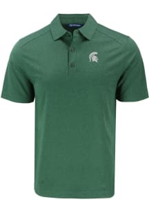 Cutter and Buck Michigan State Spartans Green Forge Big and Tall Polo