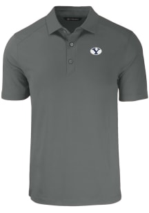 Cutter and Buck BYU Cougars Grey Forge Big and Tall Polo