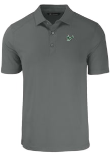 Cutter and Buck South Florida Bulls Grey Forge Big and Tall Polo