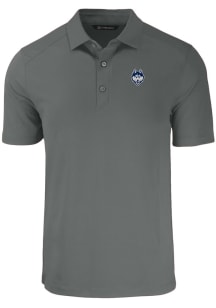 Cutter and Buck UConn Huskies Grey Forge Big and Tall Polo
