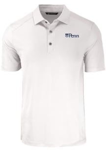 Cutter and Buck Pennsylvania Quakers White Forge Big and Tall Polo