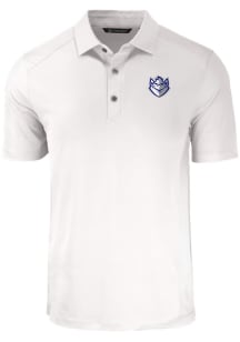 Cutter and Buck Saint Louis Billikens White Forge Big and Tall Polo