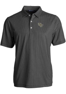 Cutter and Buck UCF Knights Black Pike Symmetry Big and Tall Polo