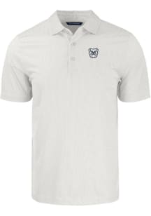 Cutter and Buck Butler Bulldogs White Pike Symmetry Big and Tall Polo