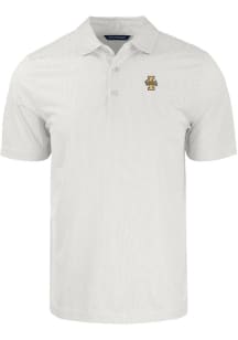 Cutter and Buck Idaho Vandals White Pike Symmetry Big and Tall Polo
