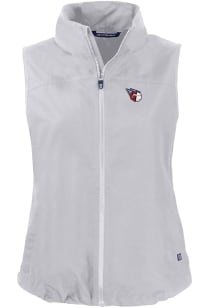 Cutter and Buck Cleveland Guardians Womens Grey Charter Vest