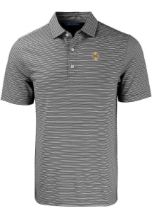 Cutter and Buck Idaho Vandals Black Forge Double Stripe Big and Tall Polo