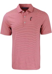 Cutter and Buck Cincinnati Bearcats Red Forge Double Stripe Big and Tall Polo