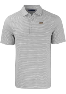 Cutter and Buck James Madison Dukes Grey Forge Double Stripe Big and Tall Polo