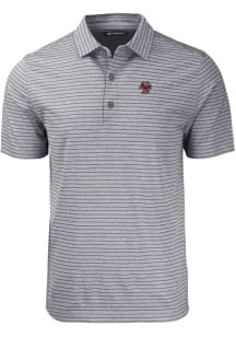 Cutter and Buck Boston College Eagles Black Forge Heather Stripe Big and Tall Polo