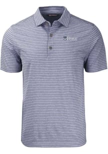 Cutter and Buck Pennsylvania Quakers Navy Blue Forge Heather Stripe Big and Tall Polo