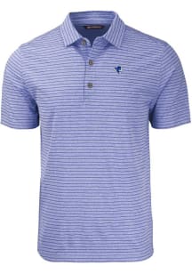 Cutter and Buck Seton Hall Pirates Blue Forge Heather Stripe Big and Tall Polo