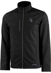 Cutter and Buck Colorado Rockies Mens Black Evoke Light Weight Jacket